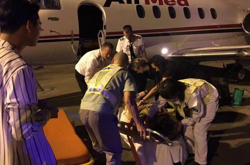 到白水县机场急救接送